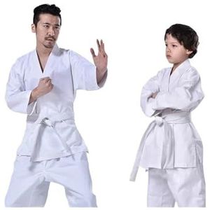 UBOHUZ Judo Kostuums, karate uniform set met riem, Judo Taekwondo, volwassenen, school, scholieren, kung-fu-training voor mannen, vrouwen