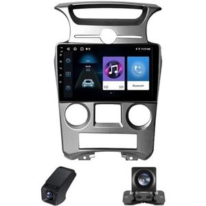 Carplay autoradio 2 Din geldt voor Kia Carens UN 2006-2012 met Android Auto Bluetooth 10 inch touchscreen autoradio met FM-radio/GPS stuurwielbediening+achteruitrijcamera(A,X1)