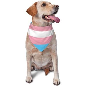 Driehoek lichtgewicht ademende hondenbandana's, blauwe kleurrijke vlag hondenbandana's voor grote middelgrote kleine honden en katten