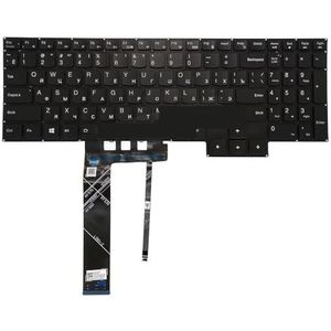 PT-BR Braziliaans Russisch verlicht toetsenbord voor Lenovo voor IdeaPad voor Gaming 3-15IMH05 15ARH05 15ACH GY530 GY550 GY570 Witte achtergrondverlichting(Russian White Light)
