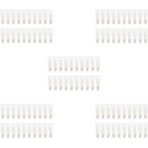 5 Set van 20 Stuks Lege Plastic Buizen Lipgloss Balsem Cosmetische Crème Containers 15ml