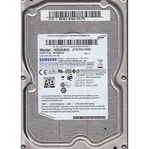 Samsung HD204UI F4 8.89 cm, 2 TB, 32 MB 5400rpm interne harde schijf