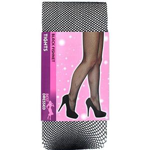 Henbrandt Volwassen zwarte visnet mode panty dames fancy dress kostuum accessoires voor Halloween kostuums en cosplay net panty voor vrouwen visnet kousen diamant mesh panty
