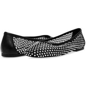 Steve Madden Auden Ballerina's voor dames, zwart, maat 36, Zwart, 41 EU