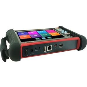 CCTV-tester, CCTV-monitortester, 7 Inch X7MOVTADHS CCTV Tester Monitor IP Analo Camera Tester 1080p 4k 8mp PTZ-besturing POE 12V Uitgang PoE-netwerktools