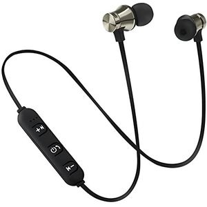 Retoo Bluetooth hoofdtelefoon, sportoordopjes, sportkoptelefoon met kabel voor joggen/hardlopen, in-ear oordopjes, HD-stereo en HD-geluidskwaliteit, stereogeluid, running in-ear headset,