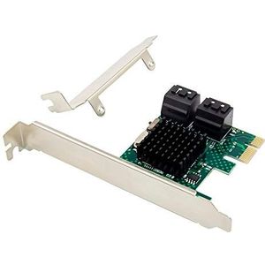 SATA3.0 Naar 4 Poort 6G PCI-E naar SATA3.0 Uitbreiding Mijnwerker SSD IPFS Adapter PCI-E SATA 3 Converter voor hdd SSD asm1061
