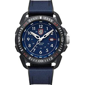 Luminox ICE-SAR Arctic XL.1003.ICE Herenhorloge 46mm - Divers Horloge in Blauw/Zwart Datumfunctie 200m Waterbestendig Saffierglas, Blauw, 46 mm, riem