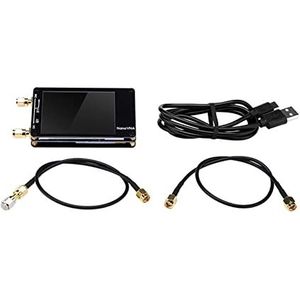 Vectornetwerkanalysator VNA Vector Netwerkanalysator Digitaal aanraakscherm Kortegolf MF HF VHF UHF-antenneanalysator Staande golf met batterij(NanoVNA-H4)