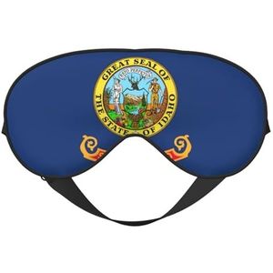 sttung Idaho State Flag Print Travel - Friendly Sleep Soft Eye Mask: Compact, lichtgewicht, verstelbare riem