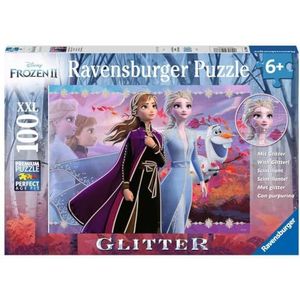 Frozen 2 Glitter Puzzel (100 Stukjes, XXL)