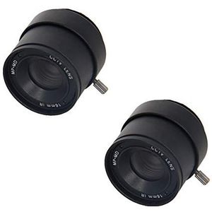 Othmro Camera Lens 16 mm Brandpuntsafstand 720 P F1.4 1/3 Inch Groothoek voor Camera 2 stks