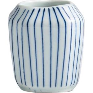 keramische tandenstokers, Household Cotton Swab Storage Box(Blue stripes)