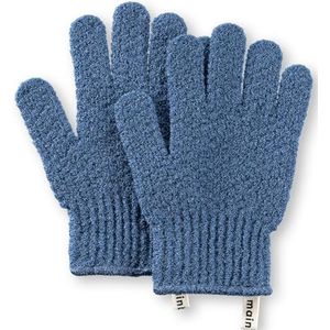 MainBasics Exfoliërende Body Scrub Handschoenen - Exfoliatie Handschoen & Dode Huid Scrubber - Huid Exfoliator voor Lichaam - Douche Scrub voor Diepe Exfoliatie - Spa, Massage, Dagelijks Bad (1 Paar Zware Douchehandschoen)