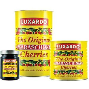 Luxardo The Original Maraschino Cherries alcoholvrij sterke drank (1 x 400 g)