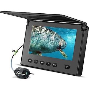 Waterdichte viscamera, Draagbare Video Fishfinder Draagbare Onderwater Vissen Inspectie Camera Nachtzicht Camera 4.3 Inch 20M Kabel for Ijs/zee(FL180ARS)