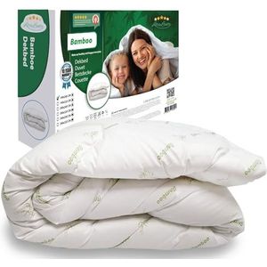 BIO Bamboe Dekbed - Anti allergisch 100% wasbare - verkoelend - vochtregulerend 240 x 200 cm