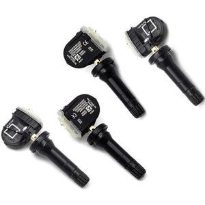 YananAC 4 stuks TPMS bandenspanningssensor RDKS-sensoren 2036832 voor Ford B-Max C-Max II Focus III 2318530 bandenspanningscontrolesysteem bandenspanningscontrole 1862980 3021 2562276 5054208001135