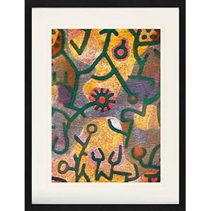 1art1 Paul Klee Poster Flora Di Roccia, 1940 Ingelijste Foto Met Passepartout | Muur Foto's | In Een Fotolijstje 80x60 cm