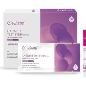 Fastep 30 stuks ovulatietest kit LH teststrips ovulatietest vruchtbaarheidstest voor vrouwen