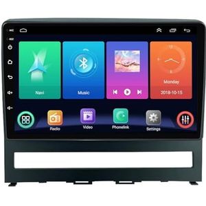 Dubbele DIN Android 14 autoradio voor Fiat Perla Idea 2009-2014 9 Duim QLED Touch screen-met Draadloze Carplay Android Auto GPS navigatie 4G WiFi Stuurwielbediening achteruitrijcamera(P2 WIFI 4-Core 1