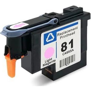 81 Printkop Printkop for D-esignjet 5000 5000ps 5500 5500ps C4950A C4951A C4952A C4953A C4954A C4955A Printerkop(1PCS Light Magenta)