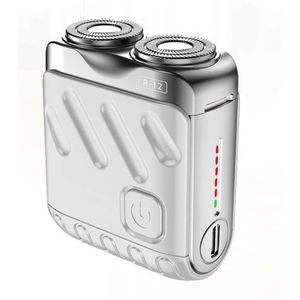 - Mild en niet-irriterend voor de poriën Draagbare en ergonomische elektrische scheerapparaat for mannen - oplaadbaar, miniformaat en wasbaar - ideaal cadeau for vriendjes - Kan als cadeau gegeven wor