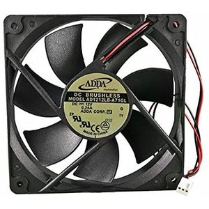 ADDA AD1212LB-A71GL 120mm 120 * 120 * 25mm 12V 0.24A 2pin Computer Chassis fan