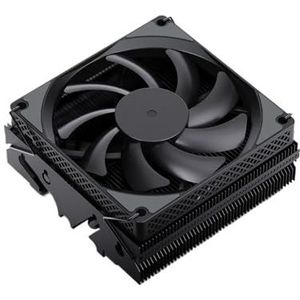 HX4170D CPU-ventilator met onderdrukkoeler, temperatuurregeling voor 1700 12e generatie, ITX, wit, AM4, zonder licht (zwart)