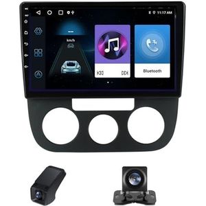 Autoradio,Android 13 geldt geldt voor Volkswagen Jetta 5 2005-2010 10 inch HD touchscreen autoradio met draadloze Carplay Android Auto Bluetooth stuurbediening Achteruitrijcamera(B,NF-2)
