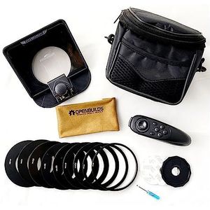 Teleprompter, Draagbare Prompter Smartphone Teleprompter for telefoon en camera for nieuws Live Interview Speech, Online onderwijs livestreaming(T4 and control)