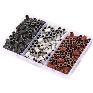 Nagelschuurkop, 75/100 stuks nagelschuurdoppen for elektrische nagelboormachine 180/120/80 grit(Hzsq-08(100pcs))