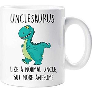 60 Second Makeover Limited Unclesaurus mok oom dinosaurus vaderdag grappige mok cadeau verjaardag Kerstmis