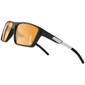 Horus X • Computergamingbril Heren Dames • Blauw licht blokkerende brillen | Anti-vermoeidheid | Revo Black