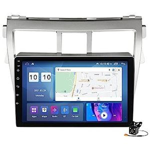 Android 14 Auto Stereo Radio voor T-oyota Yaris 2007-2012 GPS Navigatie 9In Touchscreen Media Player Video Ontvanger Ondersteuning Wifi 4G DSP Carplay,M600s