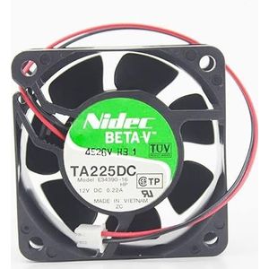 TA225DC E34390-16HP 6025 12V 0.22A 6CM 2line 2pin CPU power cooling fan