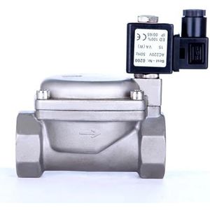 1-1/2"" Hoge druk 1.6Mpa 0927 normaal Gesloten 304Stainless staalsolenoïdeklep met Energie - besparingsmodule (220VAC_NBR-SEAL)