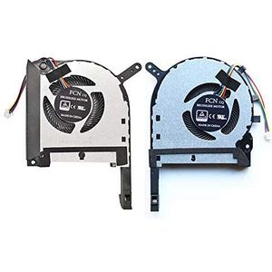 LMNCBVYA High-Performance CPU and GPU Cooling Fan Set for ASUS TUF FX505DT FX705DU FX705DD FX705DT FX95G FX86 Series - 2-Pack Replacement Fans