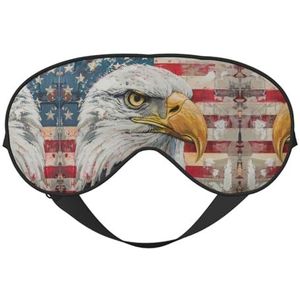 Patriottic Eagle Eye Mask Unisex Zero Eye Pressure Oogmasker Zachte Oogschaduw Cover voor op reis