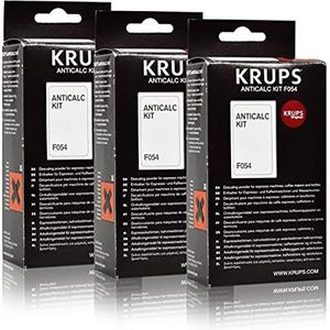 Krups Anticalc Kit* F054 Ontkalker, kalkreiniger, kalkverwijderaar, verpakking van 3 stuks