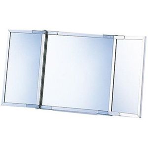 20 x 2 x breedte spiegel hoogte 20 cm: drie maten spiegel TW-38 Ch, frame van aluminium, 8,3 x 18,1 cm, 42-038: deur 18 x 19,5 cm: voor (Japanse import/het pakket en de handleiding zijn in Japan)