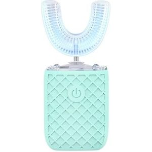 Elektrische Tandenborstel, U-vormige Automatische Tandenborstel Voor Volwassenen 360° Tandenborstel met Hele Mond Whitening Draadloos Opladen IPX7 Waterdicht,D