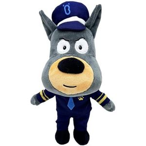 Sheriff Labrador Plushies, populaire animatie veiligheid sheriff labrador rol perifere pluche poppen, fan verzamelobjecten officier Dobermann & Sheriff Papillon, knuffelbare knuffeldieren puppy