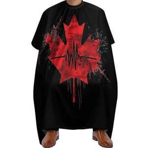 Salon Cape Love Canada Heartbeat Kapper Cape Unisex Haar Snijden Cape Premium Kapsel Cape Voor Herbruikbare Kappers Thuis 140x168cm