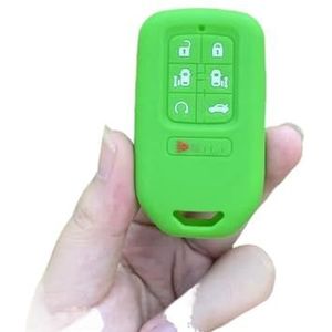 Autosleutel beschermhoes 7 Knop Siliconen Auto Fob Sleutel Cover Case Bescherm Huid Tas Rubber Shell Houder Voor Odyssey 2021 2022 2023 Afstandsbediening Sleutelhanger Sleutel Shell(6)
