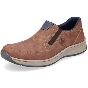 Rieker HEREN Loafers 14362, Mannen Slippers,verwisselbaar voetbed,slippers,casual schoenen,open vermelding,Bruin (braun / 24),43 EU / 9 UK