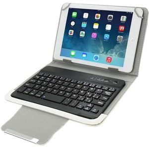 Tabletaccessoires Universele lederen tablethoes met scheidbaar Bluetooth -toetsenbord en houder voor 7 inch tablet -pc