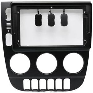 Voor Benz ML ML320 M-Klasse W163 2003 2004 2005 9 Inch Autoframe Fascia-adapter Radio Dashboardmontagepaneelkit Auto Fascia Radio Paneel(Only Black Frame)