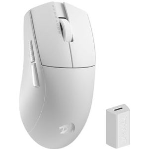 Redragon M916 STD 3-mode draadloze gamingmuis, 49G ultralichte 24K DPI-muizen met ergonomische natuurlijke grip, volledig programmeerbare knoppen, software ondersteunt doe-het-zelf keybinds en DPI