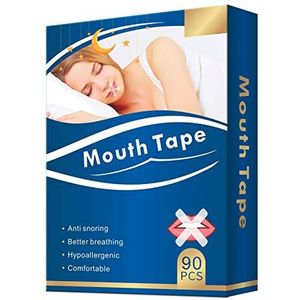 Mondtape voor Neusademhaling - Slaapstrips Anti-snurkapparaten | Zachte slaapstrips Mondtape om te slapen, Ademhalingsmodus verbeteren Stop snurken Mondtape voor neusademhaling en betere slaap Jimii
